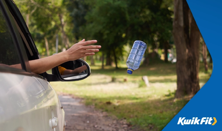 don't drop your litter on the street