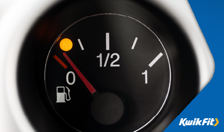 empty fuel tank indicator