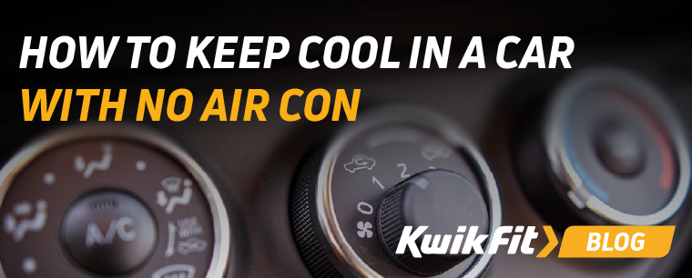 Air Con dials in a car