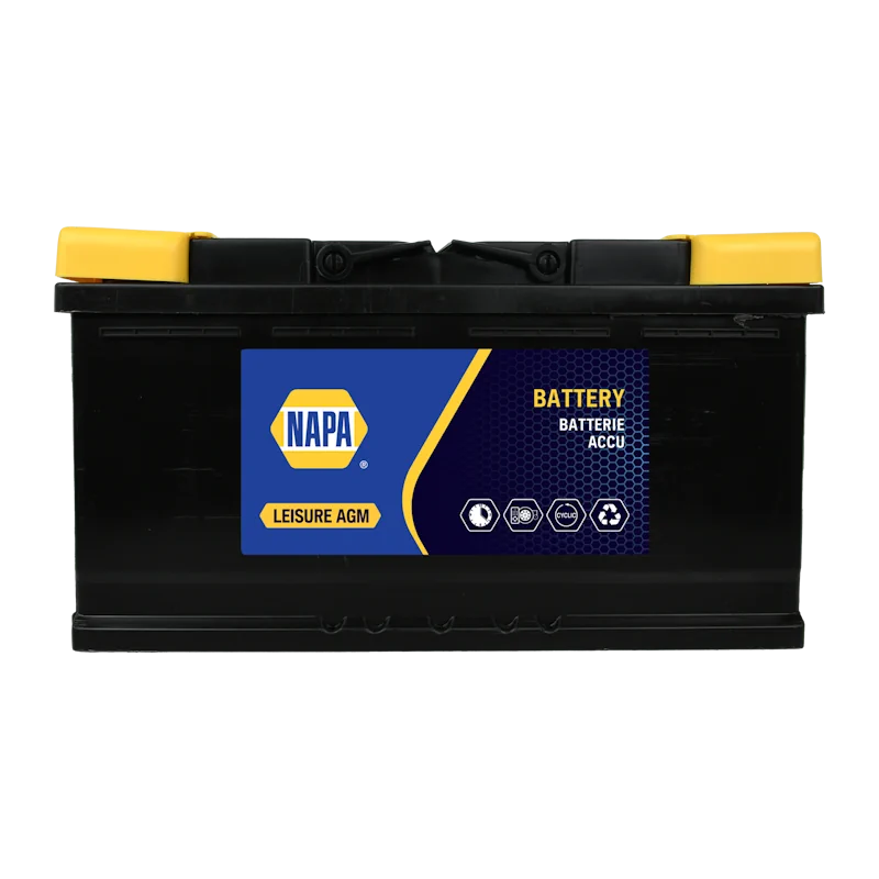NAPA Low Box AGM 100Amp Leisure Battery NAPA Low Box AGM 100Amp Leisure Battery